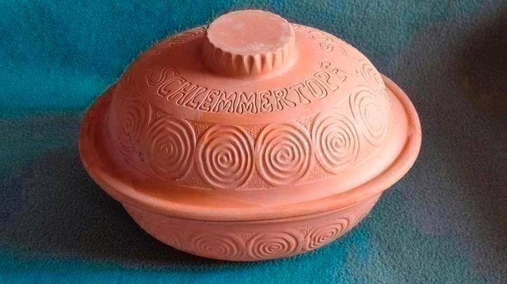 TOPSTAAT Schlemmertopf / römertopf Scheurich 831 - 28x22cm, Huis en Inrichting, Keuken | Potten en Pannen, Zo goed als nieuw, Overige materialen