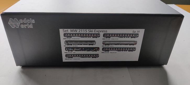Models World MW2115 "Ski Express" NMBS, Hobby en Vrije tijd, Modeltreinen | H0, Nieuw, Treinset, Gelijkstroom, Overige merken