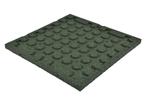 Groene Rubber Tuin / Balkon / Terras Tegels 50 x 50 x 2.5cm, Rubber, Nieuw, Ophalen of Verzenden, 10 m² of meer