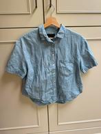 Zara cropped denim blouse maat s, Kleding | Dames, Blauw, Zara, Ophalen of Verzenden, Zo goed als nieuw