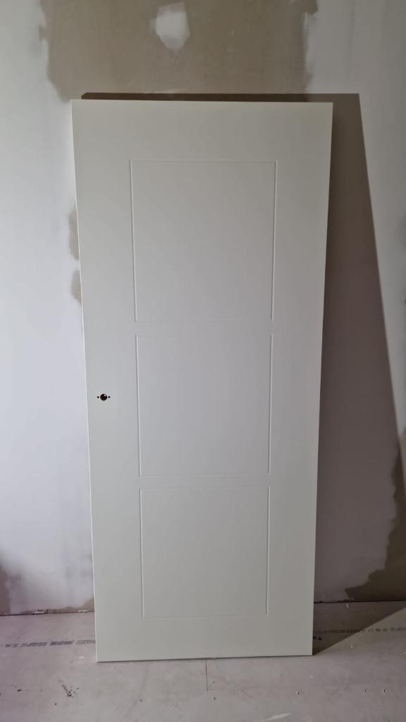 Opdek Deur 44, Doe-het-zelf en Verbouw, Deuren en Horren, Gebruikt, Binnendeur, 200 tot 215 cm, 80 tot 100 cm, Hout, Ophalen