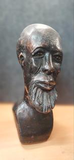 Vintage Houtsnede buste Afrikaanse man, Antiek en Kunst, Kunst | Beelden en Houtsnijwerken, Ophalen of Verzenden