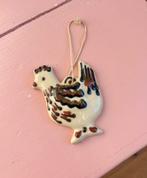 Handgemaakt Keramisch Hanger haan, Ophalen of Verzenden