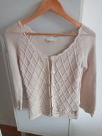 S/XS superleuk vest kleur crème aparte breisteek sierlijn, Wit, Didi, Ophalen of Verzenden, Zo goed als nieuw