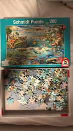 Mooie dino puzzle, Ophalen of Verzenden, Minder dan 500 stukjes, Zo goed als nieuw