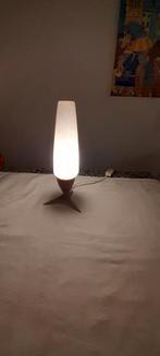 Vintage Tafellamp - Jaren '60 Stijl, Huis en Inrichting, Lampen | Tafellampen, Gebruikt, Glas, Ophalen of Verzenden, Minder dan 50 cm