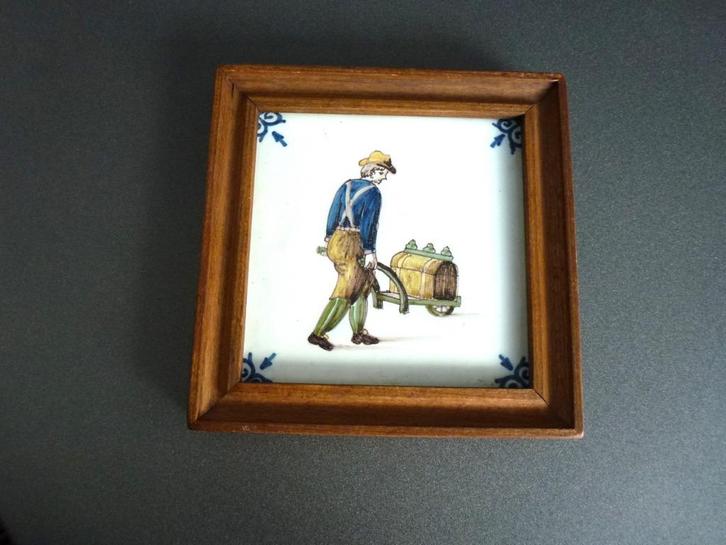 Koninklijke Tichelaar, Makkum. Polychrome tegel beroepen, Antiek en Kunst, Antiek | Wandborden en Tegels, Ophalen of Verzenden