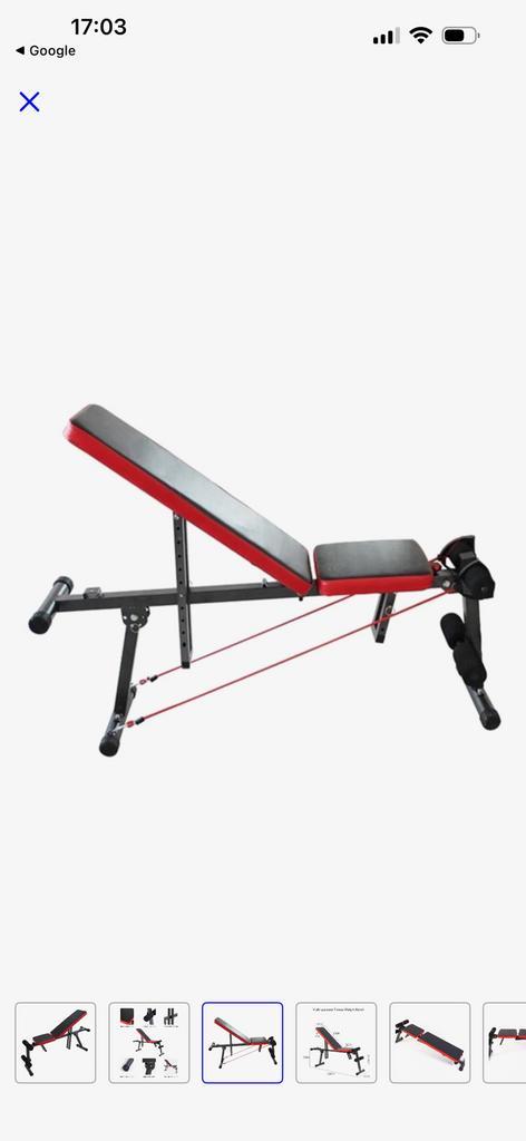 Verstelbare fıtnessbank(ZGAN), Sport en Fitness, Fitnessmaterialen, Zo goed als nieuw, Fitnessbank, Ophalen