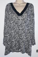 Tissaia top maat 50/52, Kleding | Dames, Ophalen of Verzenden, Zo goed als nieuw, Zwart, Shirt of Top