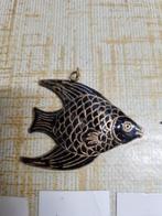 kettinghanger maan vis zwart goud kleurig 768, Sieraden, Tassen en Uiterlijk, Overige Accessoires, Ophalen of Verzenden