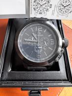 TW Steel TW-821 All Black oversized Horloge, Overige merken, Staal, Polshorloge, Ophalen of Verzenden