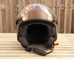 Vinz Jet Helm bruin maat M, Fietsen en Brommers, Ophalen, Zo goed als nieuw, Medium, Vinz Helmets