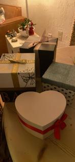 4 nieuwe cadeau doosjes voor, Ophalen, Zo goed als nieuw