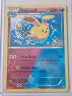 Azumarill rev.holo, #077/114, Steam Siege, (LP), Ophalen of Verzenden, Gebruikt, Losse kaart
