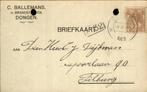 Dongen - C. Ballemans - Brandstoffen - 1923, Verzamelen, Gelopen, Ophalen of Verzenden, Noord-Brabant, 1920 tot 1940