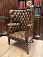 Twee Georgiaanse fauteuils met tonvormige rugleuning, Ophalen, Gebruikt, Info@chesterfieldjunkie.nl, Chesterfield