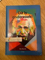 Ben Baarda - Dit is onderzoek!, Boeken, Studieboeken en Cursussen, Ophalen of Verzenden, Zo goed als nieuw, Ben Baarda