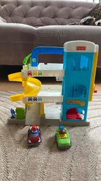 Fischer-Price garage met twee autootjes, Kinderen en Baby's, Speelgoed | Fisher-Price, Ophalen
