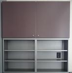 Ikea Besta wandmeubel met open en gesloten kastjes, Huis en Inrichting, Kasten | Wandmeubels, Ophalen, Gebruikt, 100 tot 150 cm