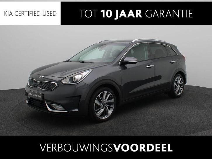 Kia Niro 1.6 GDi Hybrid SportsLine | Leder | Stoel/Stuurverw, Auto's, Kia, Bedrijf, Te koop, Niro, ABS, Adaptive Cruise Control