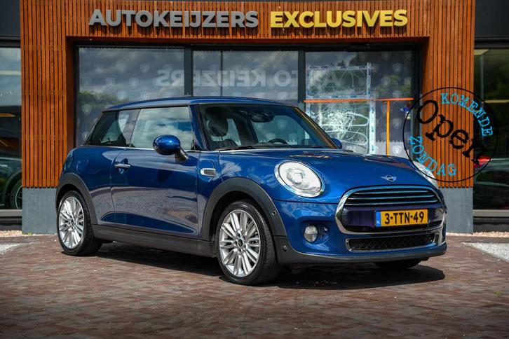 Mini Mini 1.5 Cooper D Chili HeadUp Navi LED Leer Cruise Cli, Auto's, Mini, Bedrijf, Te koop, Cooper, ABS, Achteruitrijcamera