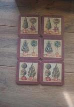 Pimpernel onderzetters, kerstthema, Ophalen of Verzenden, Zo goed als nieuw, Glas of Kopje