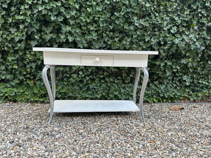 Sidetable Opknapper, Huis en Inrichting, Tafels | Sidetables, Gebruikt, Minder dan 25 cm, Minder dan 50 cm, Rechthoekig, Metaal