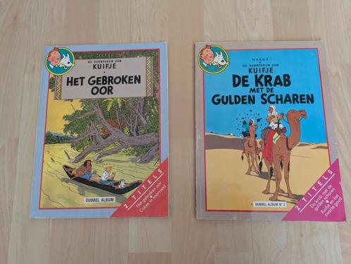 2x Kuifje Hema dubbelalbum voor 2.00, Boeken, Stripboeken, Gelezen, Complete serie of reeks, Ophalen of Verzenden