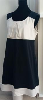 jurk,Multiples,maat 42,zwart,wit,chic,zomerjurk,vakantie,top, Verzenden, Wit, Maat 42/44 (L), Zo goed als nieuw
