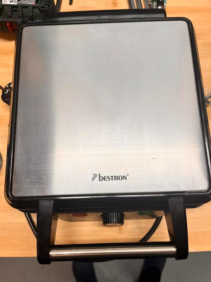 Wafel ijzer Bestron, Witgoed en Apparatuur, Contactgrills, Gebruikt, Ophalen of Verzenden