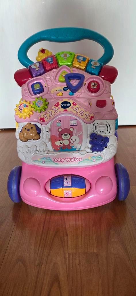 VTech Baby Walker Loopwagen Roze, Kinderen en Baby's, Speelgoed | Vtech, Zo goed als nieuw, 6 maanden tot 2 jaar, Ophalen of Verzenden