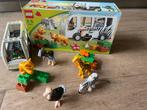 Duplo Lego safari bus 10502, Duplo, Ophalen of Verzenden, Zo goed als nieuw