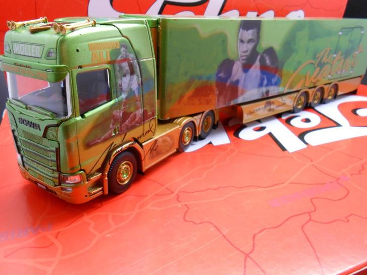 Tekno Scania Müller Mohamed Ali, Hobby en Vrije tijd, Modelauto's | 1:50, Nieuw, Bus of Vrachtwagen, Tekno, Ophalen of Verzenden