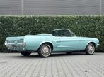 Ford Mustang Convertible, LEDER, STUURBEKRACHTIGING, AIRCO, Auto's, Cabriolet, Blauw, Leder, Bedrijf