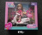Lily Dolls Barbiepop op Scooter, Ophalen of Verzenden, Nieuw, Barbie
