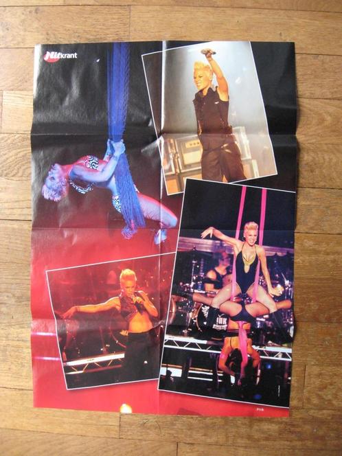 Posters van PINK uit diverse Hitkranten (2003-2009 ?) (+ CD), Verzamelen, Muziek, Artiesten en Beroemdheden, Poster, Artwork of Schilderij