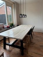 Eettafel lang groot 235x100 cm, Huis en Inrichting, Tafels | Eettafels, Gebruikt, 200 cm of meer, Rechthoekig, 50 tot 100 cm