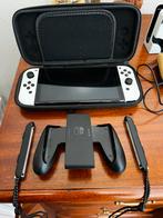 Nintendo Switch OLED Compleet + 1TB micro SD kaart sandisk, Ophalen, Overige genres, Eén computer, Zo goed als nieuw