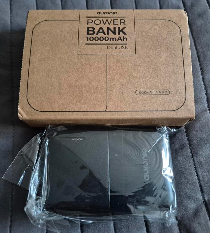 Auronic Power Bank 10000mAh Nieuw in Verpakking, Telecommunicatie, Powerbanks, Nieuw, Ophalen of Verzenden