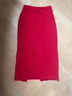 Zadig & Voltaire rode rok wol Cashmere warm maat S, Kleding | Dames, Ophalen of Verzenden, Onder de knie, Zo goed als nieuw, Zadig & Voltaire