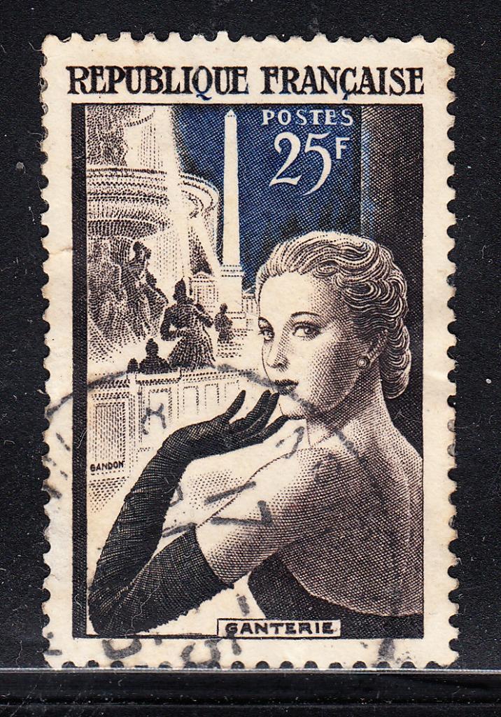 3232 - Frankrijk michel 1044 gestempeld , Handschoenenindust, Postzegels en Munten, Postzegels | Europa | Frankrijk, Gestempeld