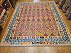 Handgeweven oosterse wollen kelim geweven in afghanistan. Ni, Info@SlatsAntiek.nl, Crème, Vof Slats Antiek, Ophalen of Verzenden
