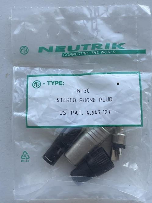 XLR en Jack 6mm pluggen, Hobby en Vrije tijd, Elektronica-componenten, Nieuw, Ophalen of Verzenden