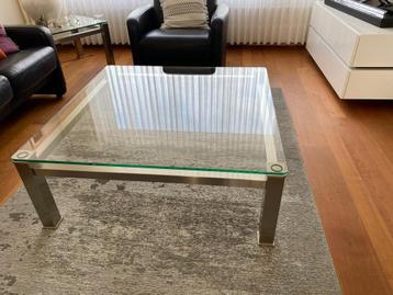 Glazen salontafel