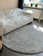Vloerkleed rond 195cm grijs, Huis en Inrichting, Stoffering | Tapijten en Kleden, Ophalen, Rond, 200 cm of meer, Zo goed als nieuw