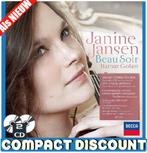 CD/DVD Janine Jansen Itamar Golan - Beau Soir Debussy Ravel, Kamermuziek, Ophalen of Verzenden, Zo goed als nieuw, Romantiek