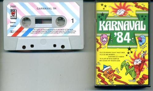 Carnaval Karnaval '84 cassette 1984 12 nrs ZGAN, Cd's en Dvd's, Cassettebandjes, Zo goed als nieuw, Origineel, Nederlandstalig