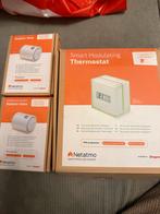 Netatmo Thermostaat + 2 Radiator Kranen - Nieuw in doos, Doe-het-zelf en Verbouw, Thermostaten, Ophalen of Verzenden, Slimme thermostaat