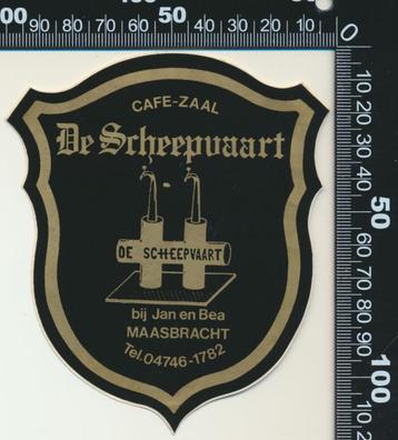 Sticker: Cafe De Scheepvaart - Maasbracht beschikbaar voor biedingen