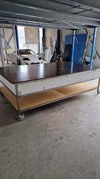 Grote werkbank met RVS frame, 170 cm of meer, Gebruikt, Ophalen